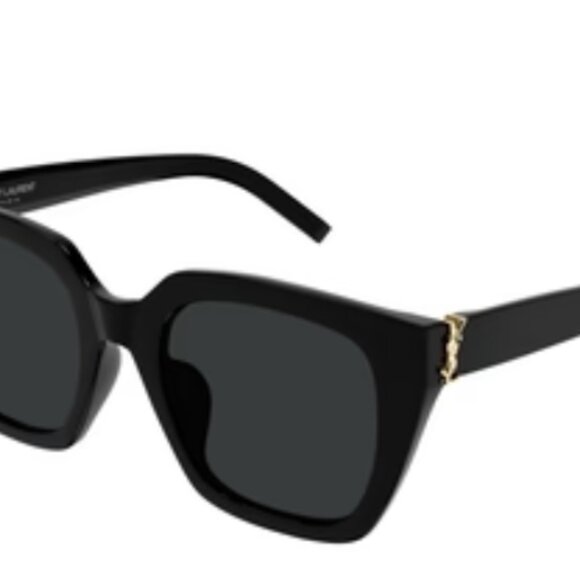Women's Saint Laurent | Black & Gold Sunglasses | Style: SL M143/F 001 - Picture 2 of 2